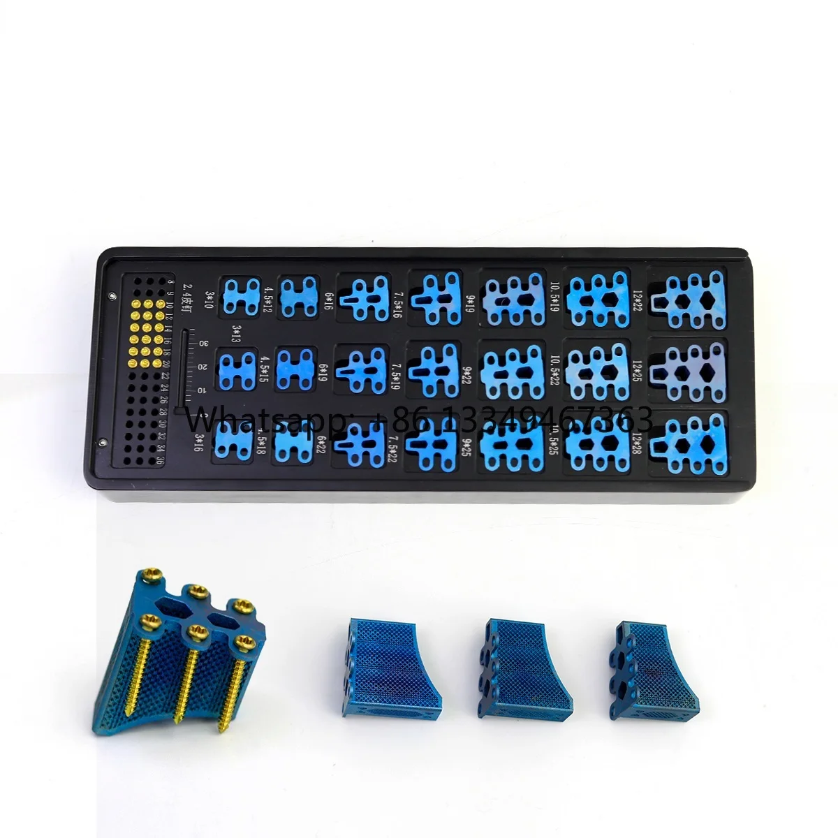 Hot Selling Pet Surgery Titanium Tibial Tuberosity Advancement 3D Printing Cage for Animal Tibial Repairment