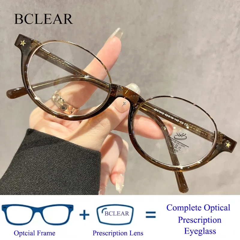 

Guvina New Arrival Sweet Girl Optical Prescription Eyeglasses Retro British TR90 Glasses Frame Japanese Korean Style Beautiful L