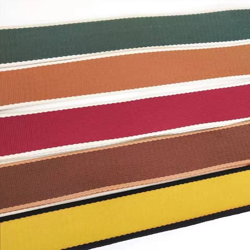 2-meter Striped Webbing Nylon Webbing 1.5 inch Webbing Belt Nylon Strap Purse Webbing Straps Ribbon