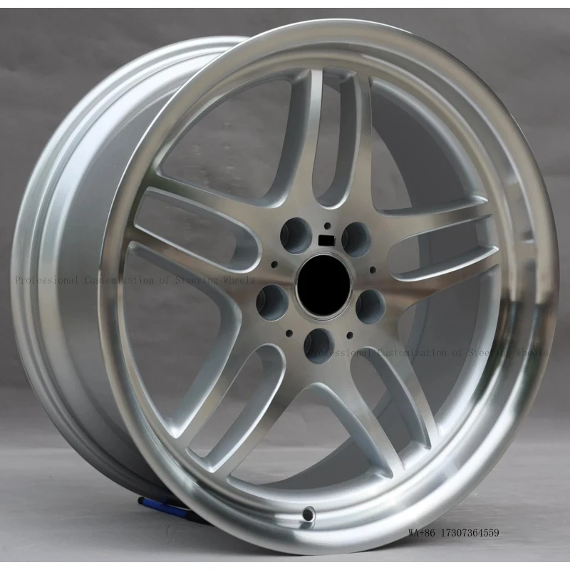 Hot Sale Cast Wheels for 3 4 5 Series E38 E39 E60 E36 F30 F10 Cast 5x120 Silver 19 Inch Rims Style 37 Alloy Passenger Car Wheels