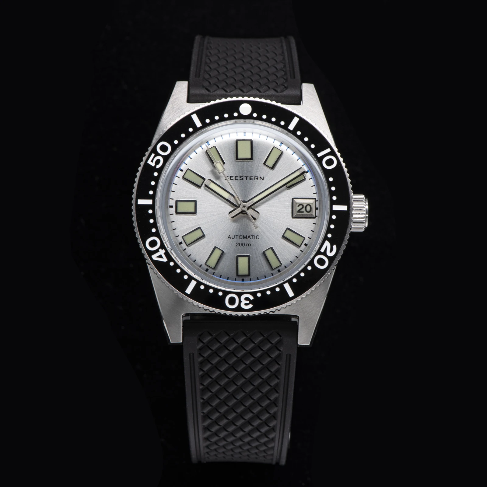 SEESTERN Tauchen Uhr 62MAS Automatische Mechanische Männer von Handgelenk Uhren Japan NH35 Bewegung Sapphire Glas Armband Leucht Lünette