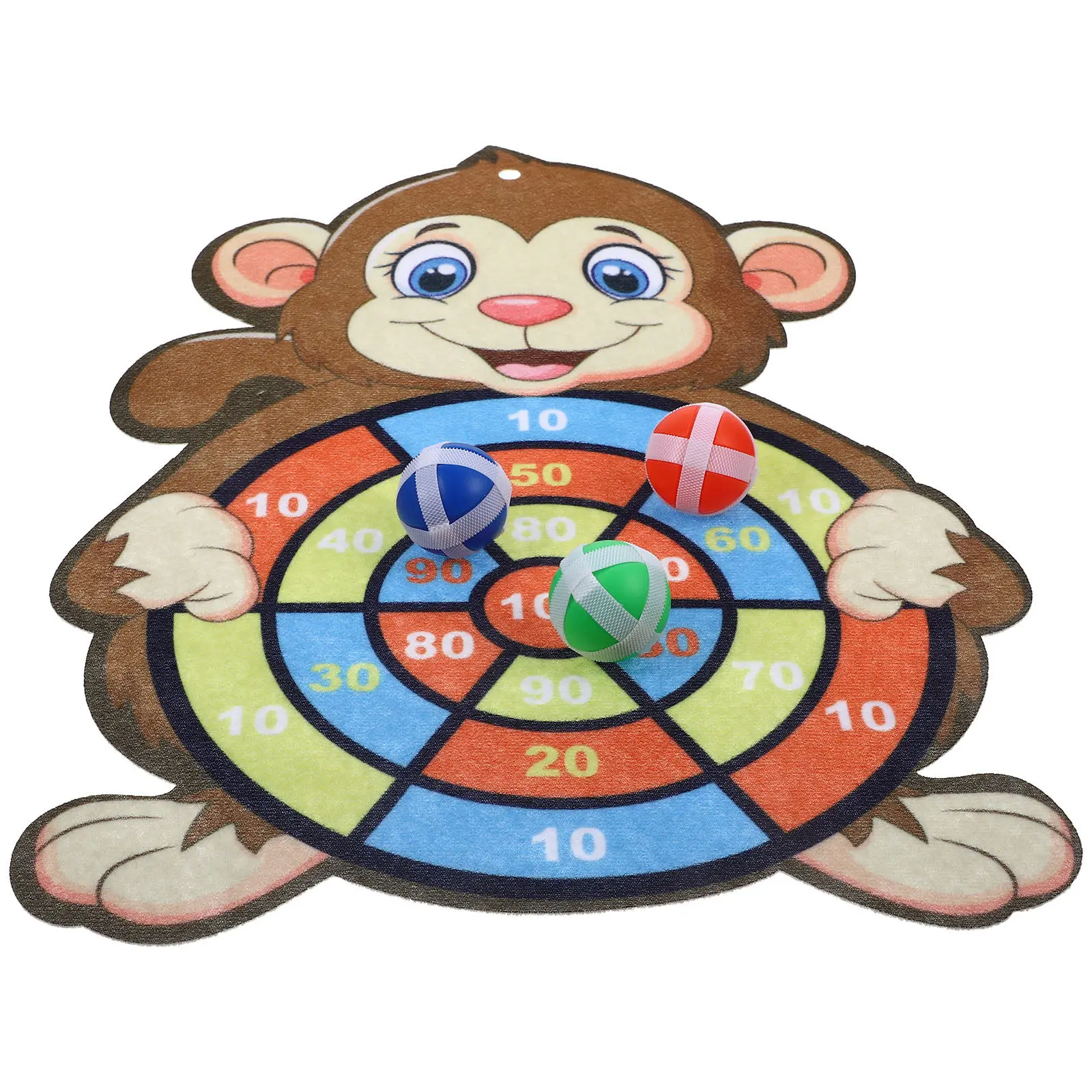 

1Set Sticky Ball Dart Board Cartoon Board Game Set Kids Indoor Party Game Coordination Parent Child Interactive Gift
