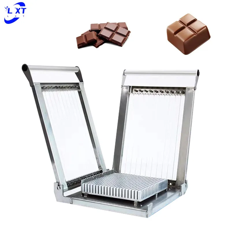 Manual Food Grade Cheese Block Cutting Machine Soft Sweets Square Cheese Cake Wire Cutter Chocolate bar Slicer