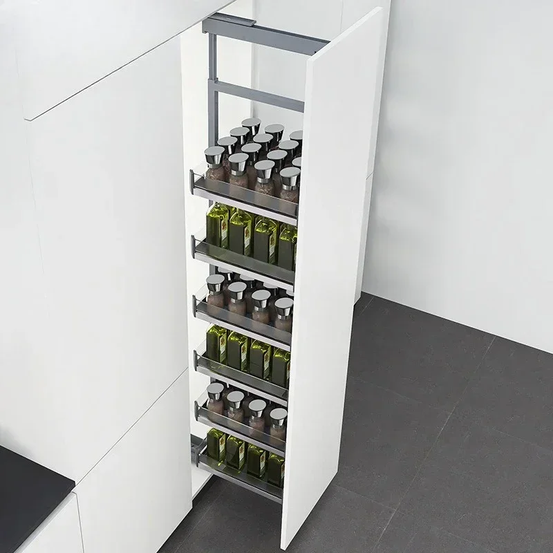 Aluminum alloy high cabinet basket cabinet, seasoning basket high and deep linkage basket