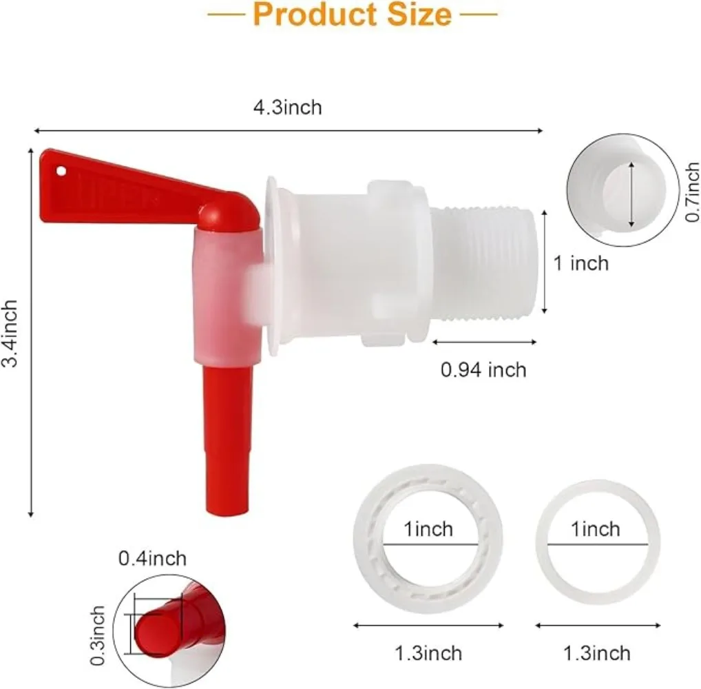 

Beer Faucet Bottling Bucket Plastic Tap, Replacement Fermentation Barrel Bottling Spigot for Homebrew Wine Making