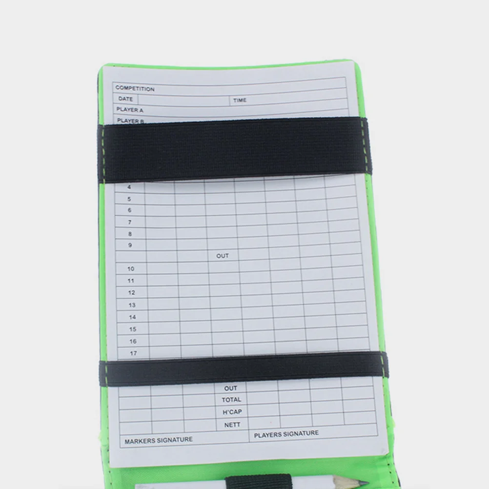 Golf Score Book Golfs Scorecard Scoring Supplies Note Scorebook Portable Notepad Accessories Keeping Golfing