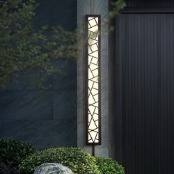 LED waterproof outdoor strip wall light IP65 villa courtyard porch garage entrance 110V220V courtyard light