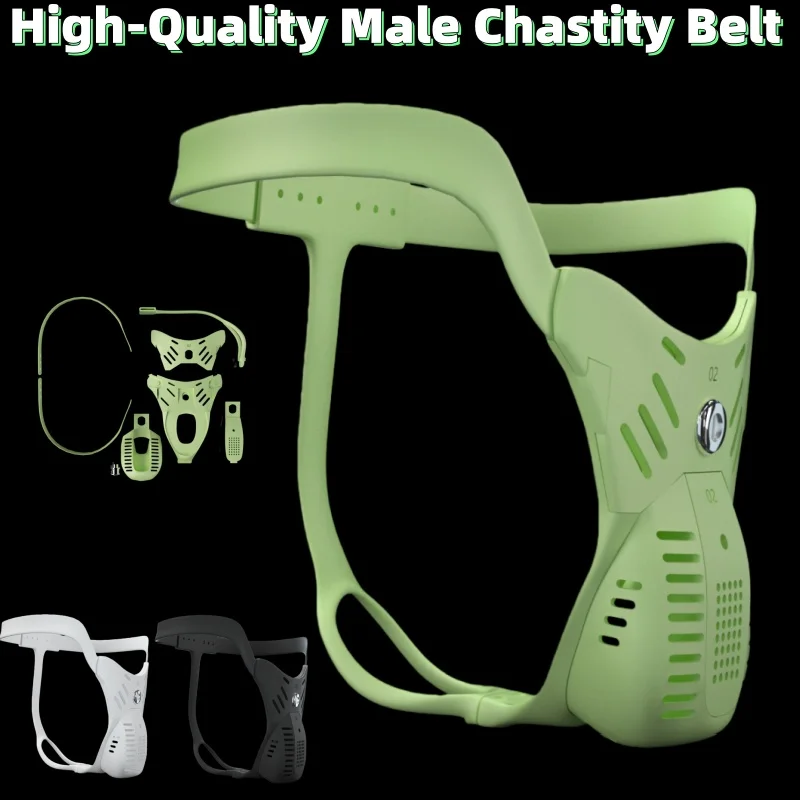 عالية الجودة ذكر العفة قفص حزام قابل للضبط مجرى البول العفة CB قفل الامتناع عن ممارسة الجنس ضبط النفس جهاز الكبار الجنس لعب للرجال 18 + #1