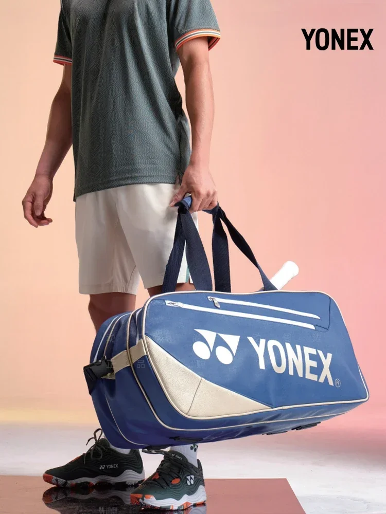 YONEX 2024 Spring And Summer New Badminton Racket Bag Portable Large Capacity Bag Portable Durable Sports Bag For Men And Women