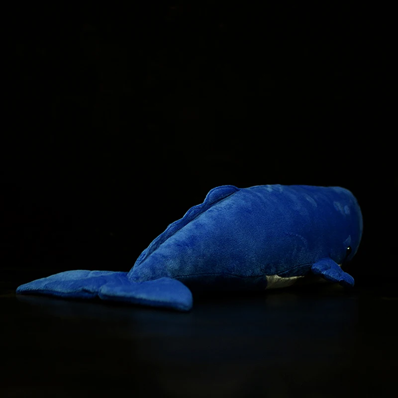 54cm Lifelike Sperm Whale Simulation Stuffed Toys Soft Sea Animals Plush Toy Pot Whale Large Dolls Fin Gift