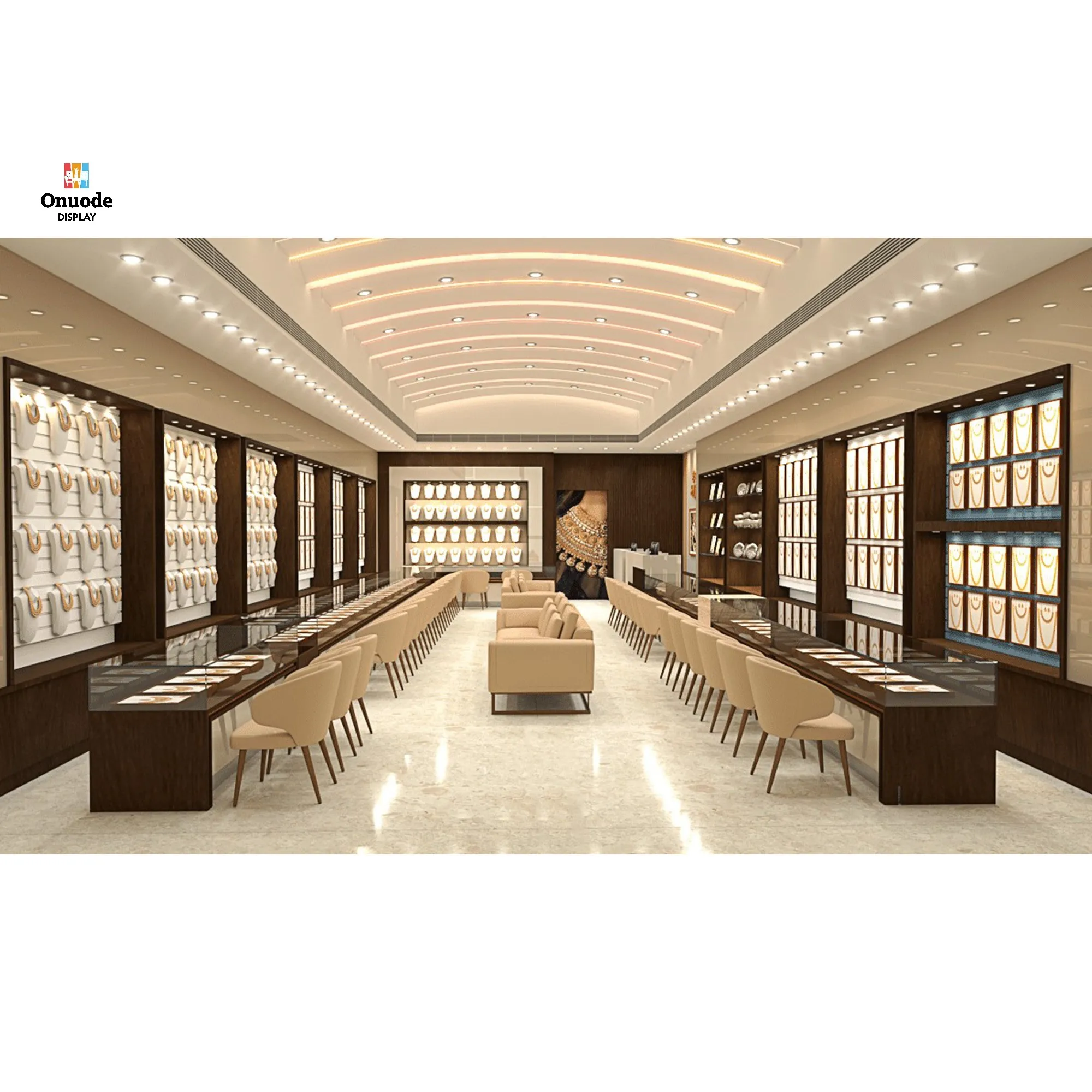 

Custom.Luxury Jewelry Store Interiors | Bespoke Design-to-Build Solutions with Modern Boutique Display Fixtures Jewelry Store De