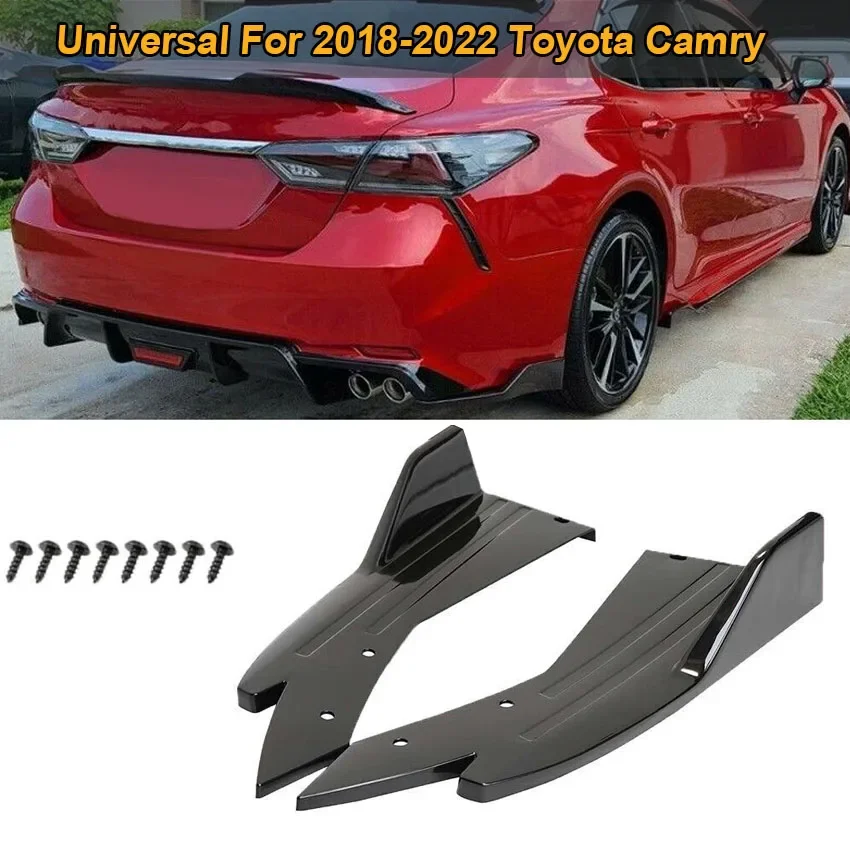 Osłona tylnego zderzaka do kanarek Splitter boczna dokładka zestaw ochronny uniwersalny do 2018-2022 akcesoria samochodowe Toyota Camry 48cm