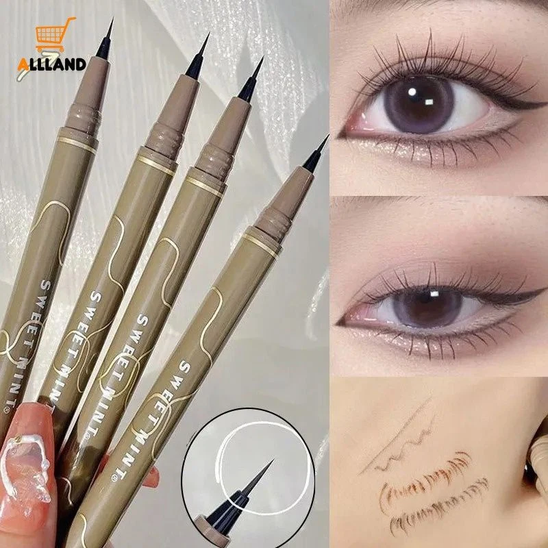 Lápiz Delineador de ojos líquido de secado rápido, resistente al agua, resistente a las manchas, maquillaje de ojos delicado y suave de larga duración, nuevo lápiz Delineador de ojos