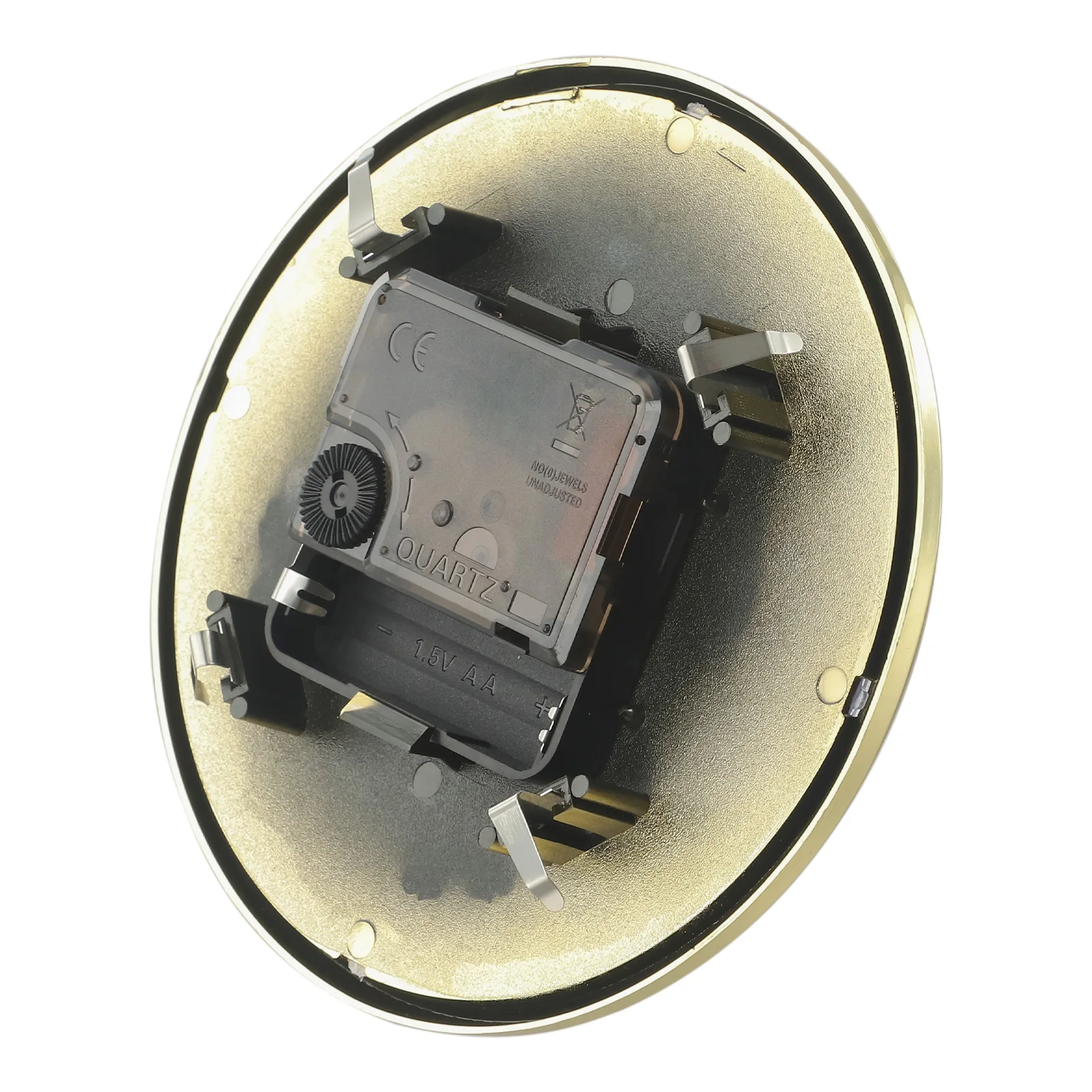 Silent Quartz Clock Insert Movement with Roman Numerals 130MM Diameter Suitable for DIY Clock Building and Replacement Use