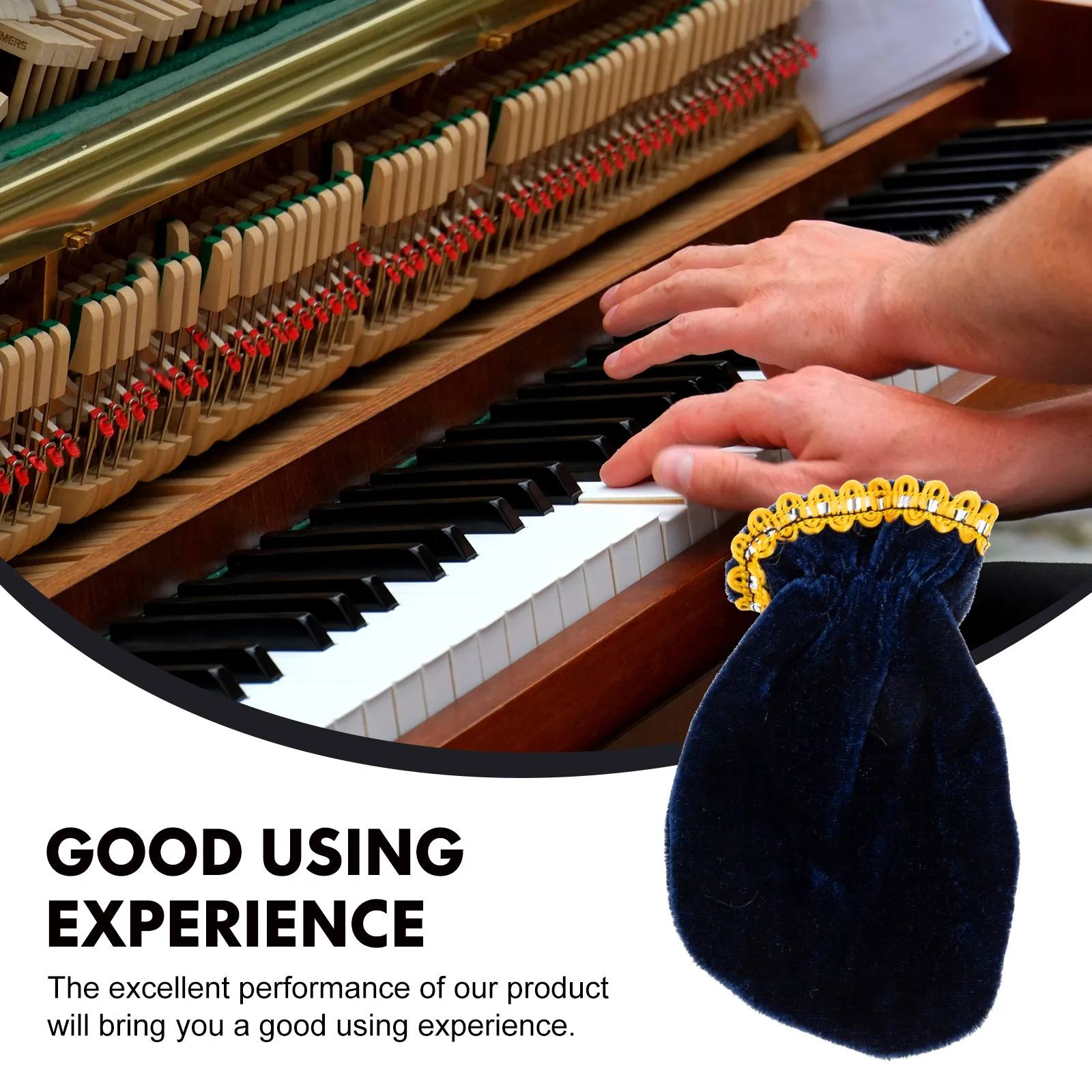 

Piano Pedal Cover Bezel Cases Accessories Universal Dust Protectors Embroidery for Musical Instruments & Keyboard