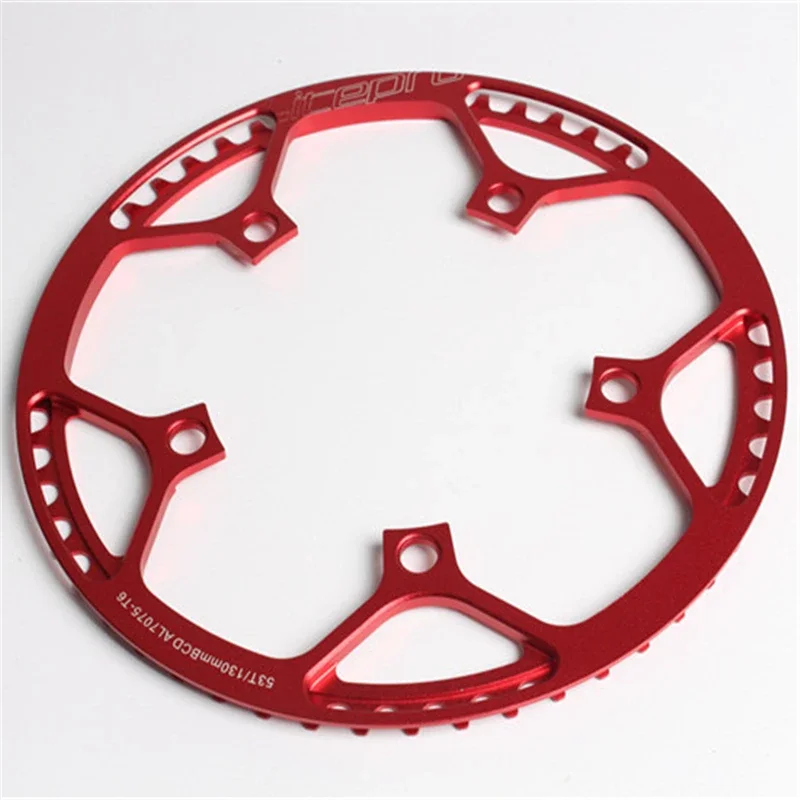 LP Aluminium Alloy 45/47/53/56/58T AL7075 Chainring BCD 130mm Litepro Folding Bike Disc With Guard Bicycle Parts