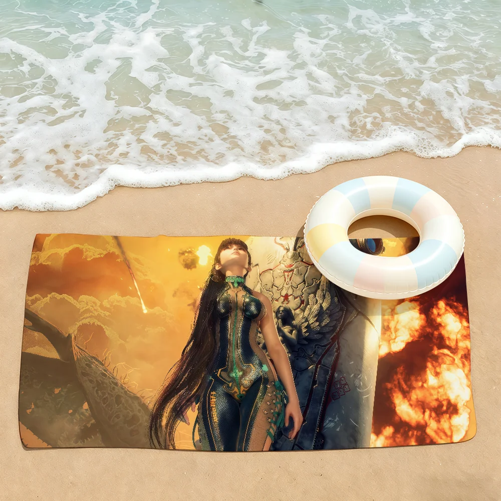 Game S-Stellar B-Blade Towel Soft Lightweight Anti-Sand Large Beach Towel Quick-Drying Bath Sports Family