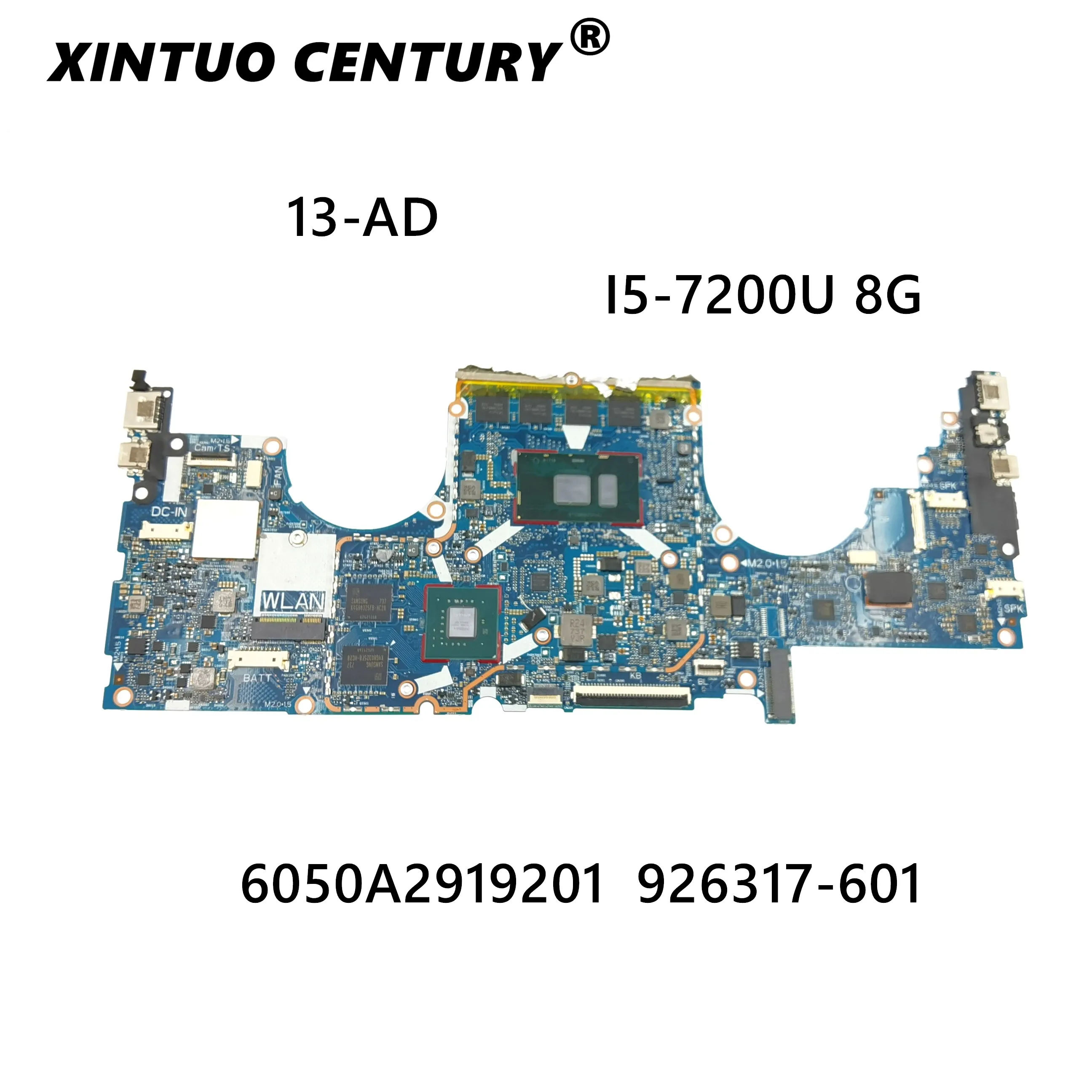 

FOR HP ENVY 13-AD Laptop Motherboard 6050A2919201 926317-601 926317-501 926317-001 I5-7200U 8G RAM MX150 GPU Test work