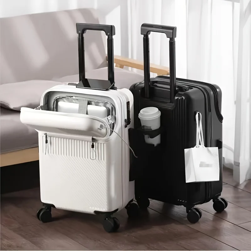 20-Inch Premium Hardside Carry-On Suitcase - Durable ABS+PC Shell, Spinner Wheels, Combination Lock,Perfect for Casual Travel