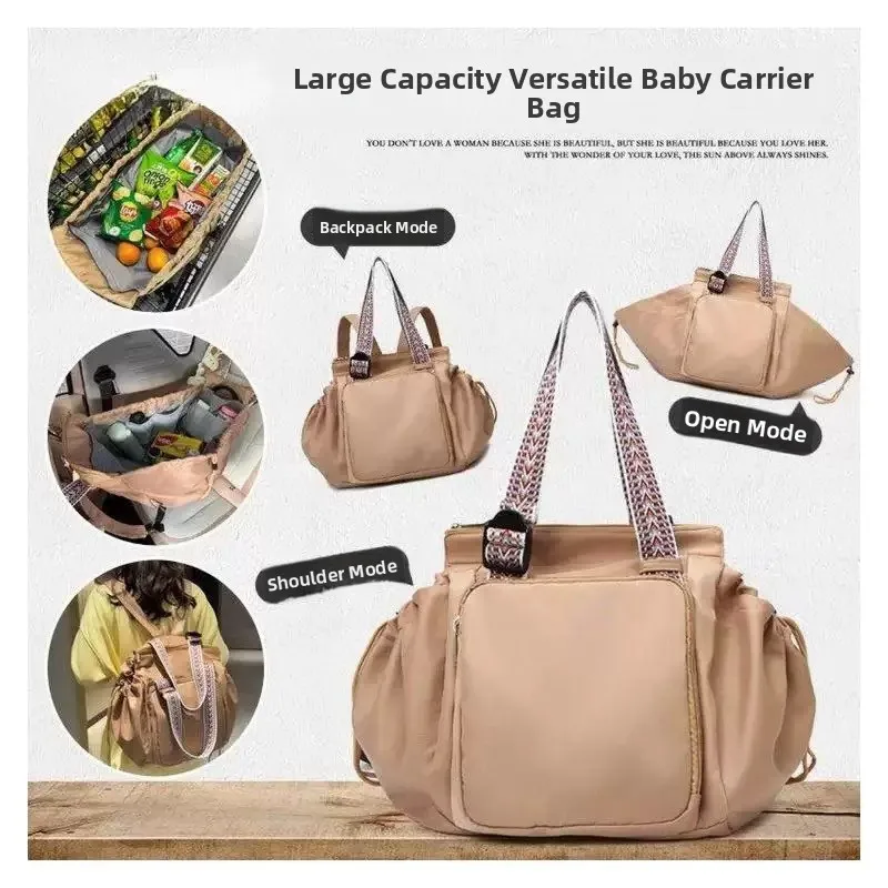 lightweight-multi-functional-maternity-bag-women's-travel-backpack-2026-new-style-nylon-material-double-shoulder-strap