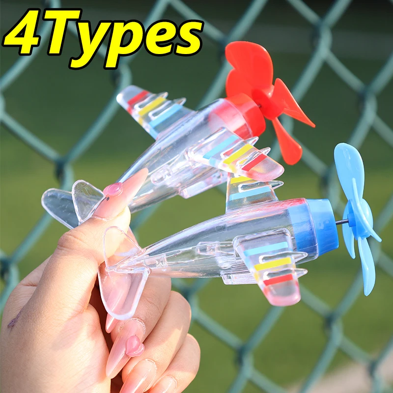 

1PC Motorcycle Bicycle Wind Powered LED Lights Rotating Airplane Handle Decoration Night Safety Riding Warning Mini LED Light