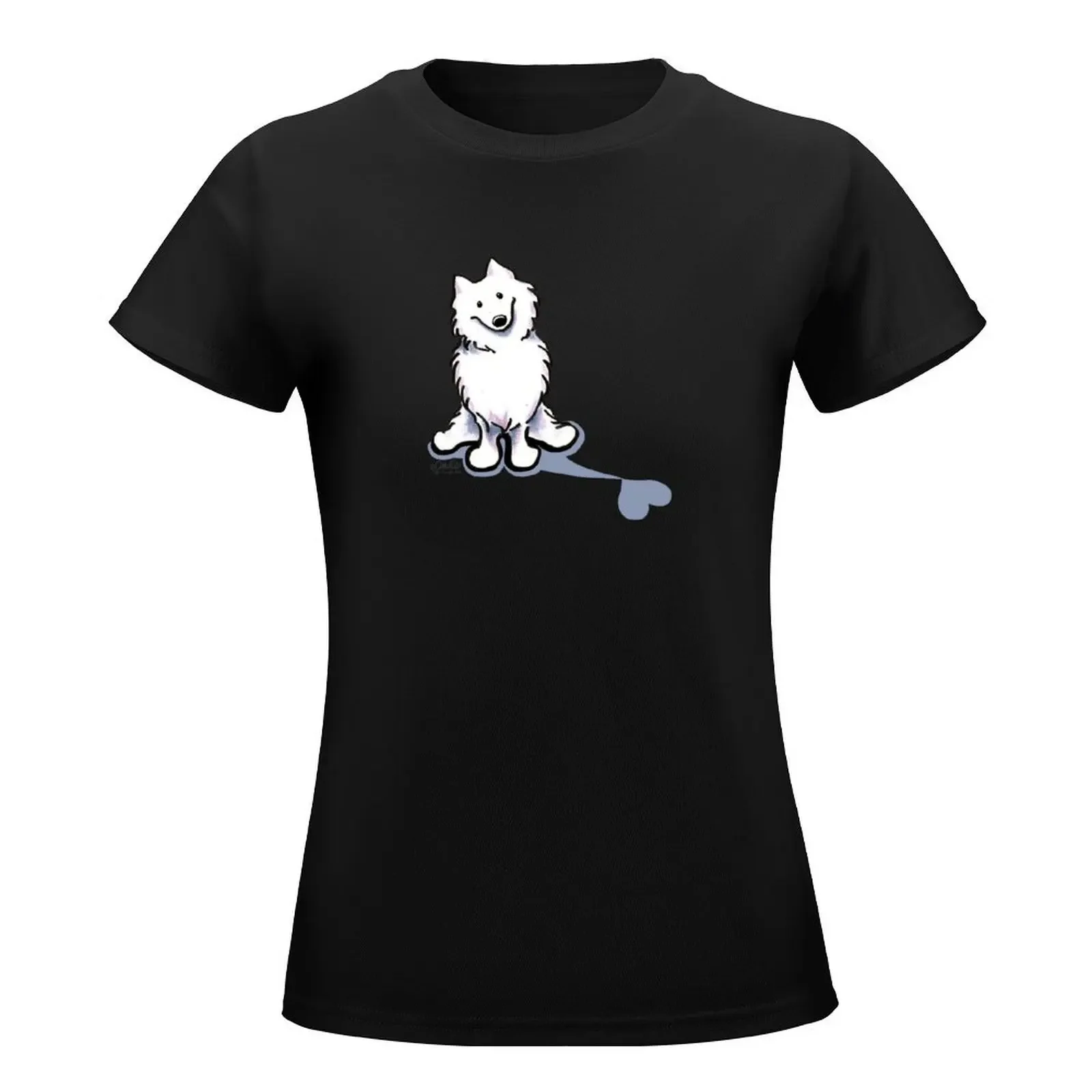 Samoyed Love Shadow T-Shirt oversized tees plus size tops Women tops