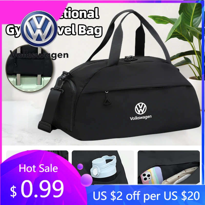 

Горячая новинка 2026: нейлоновые сумки для хранения багажа для мужчин и женщин, дорожные, спортивные, для Volkswagen VW Passat, Golf, Tiguan, Polo