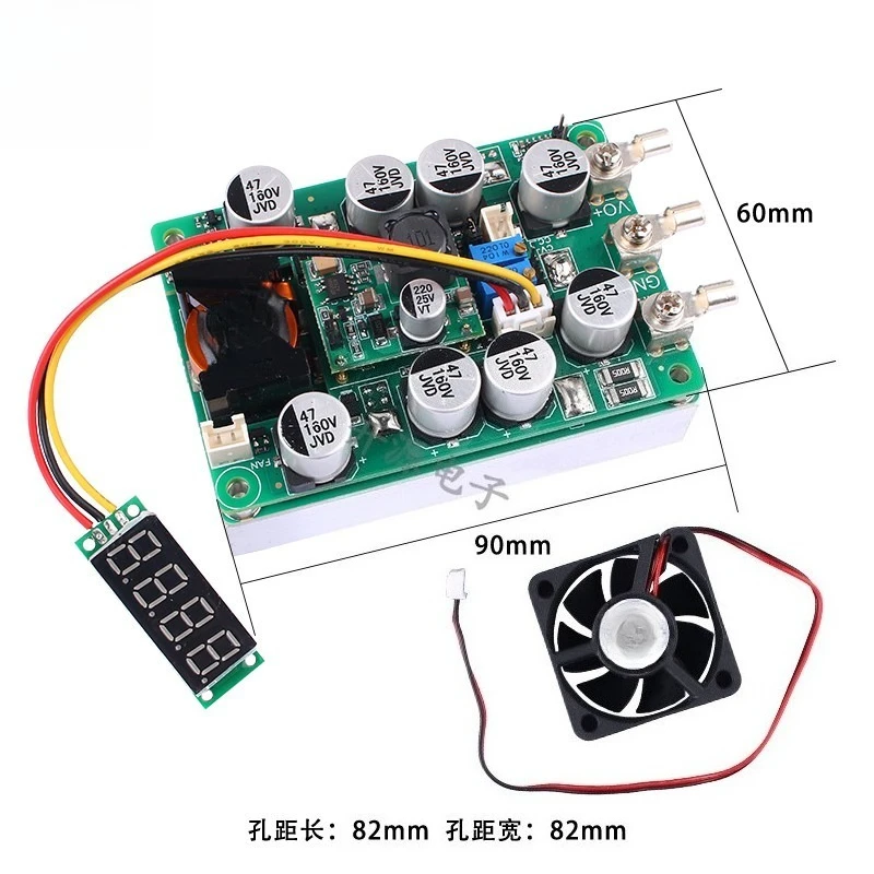 2000W DC-DC Buck Boost Converter 18V-140V to 5-140V 3-20A High Power Adjustable Voltage Current Power Supply Module