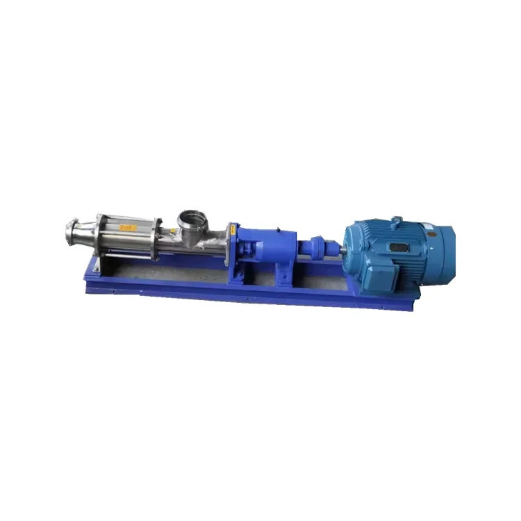 Factory Direct High Pressure Electric Mini Mono Screw Pump Portable Slurry Pump OEM Small Scale Helical Screw Pumps