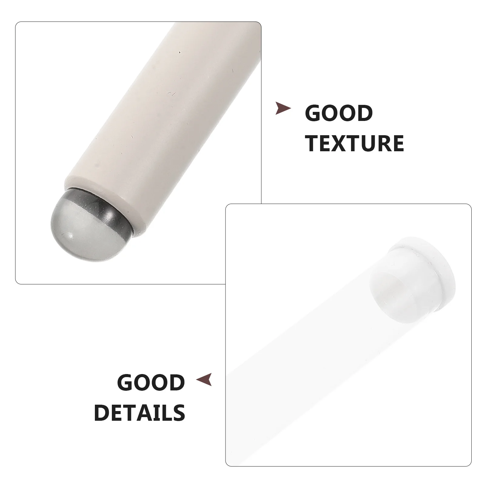 Pequeño cepillo de labios de silicona portátil, aplicador de labios transparente de cabeza redonda para lápiz labial, brillo, bálsamo, máscara, corrector, brocha de maquillaje