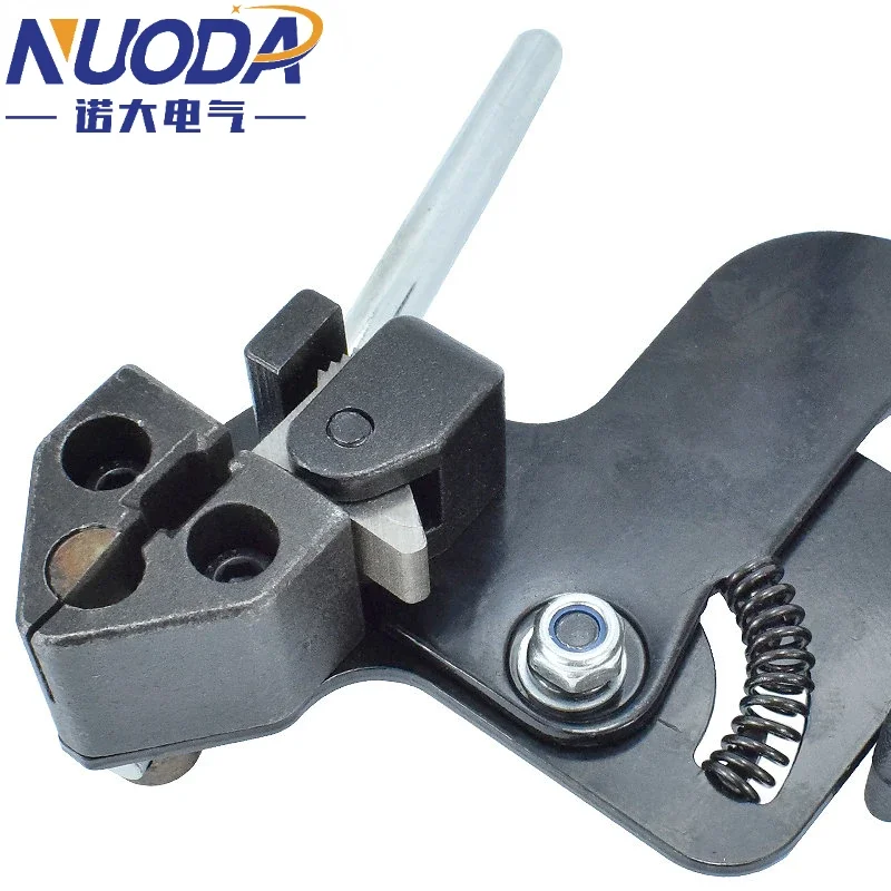 NUODA Cable Tie Pliers Stainless Steel Self-Locking Shears Highly Automated Belt Cutting Fastening Hand Tools Cable Tie Crimpers