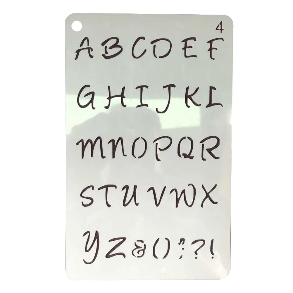 

12Pcs Alphabet and Number Stencil Kit Environmentally Friendly Drawing Templates for Art Projects DIY Decorations