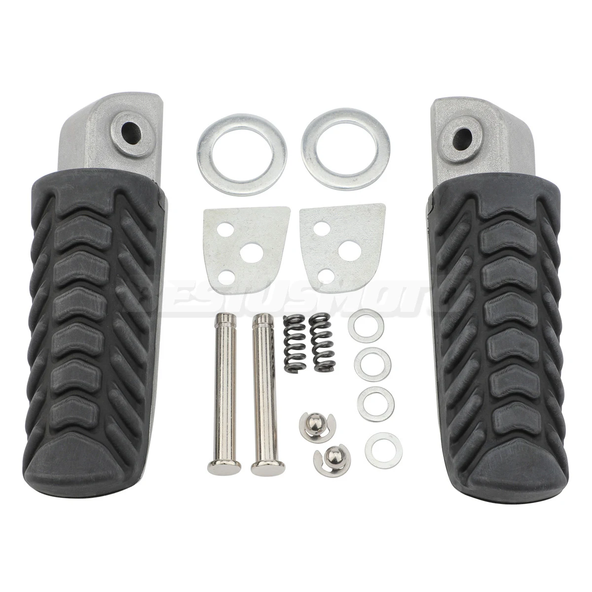 Motorcycle Rear Passenger Footrests Footpegs Foot Pegs For Kawasaki Z650 Ninja 650 2017 2018 2019 2020 2021 2022 2023 2024 2025
