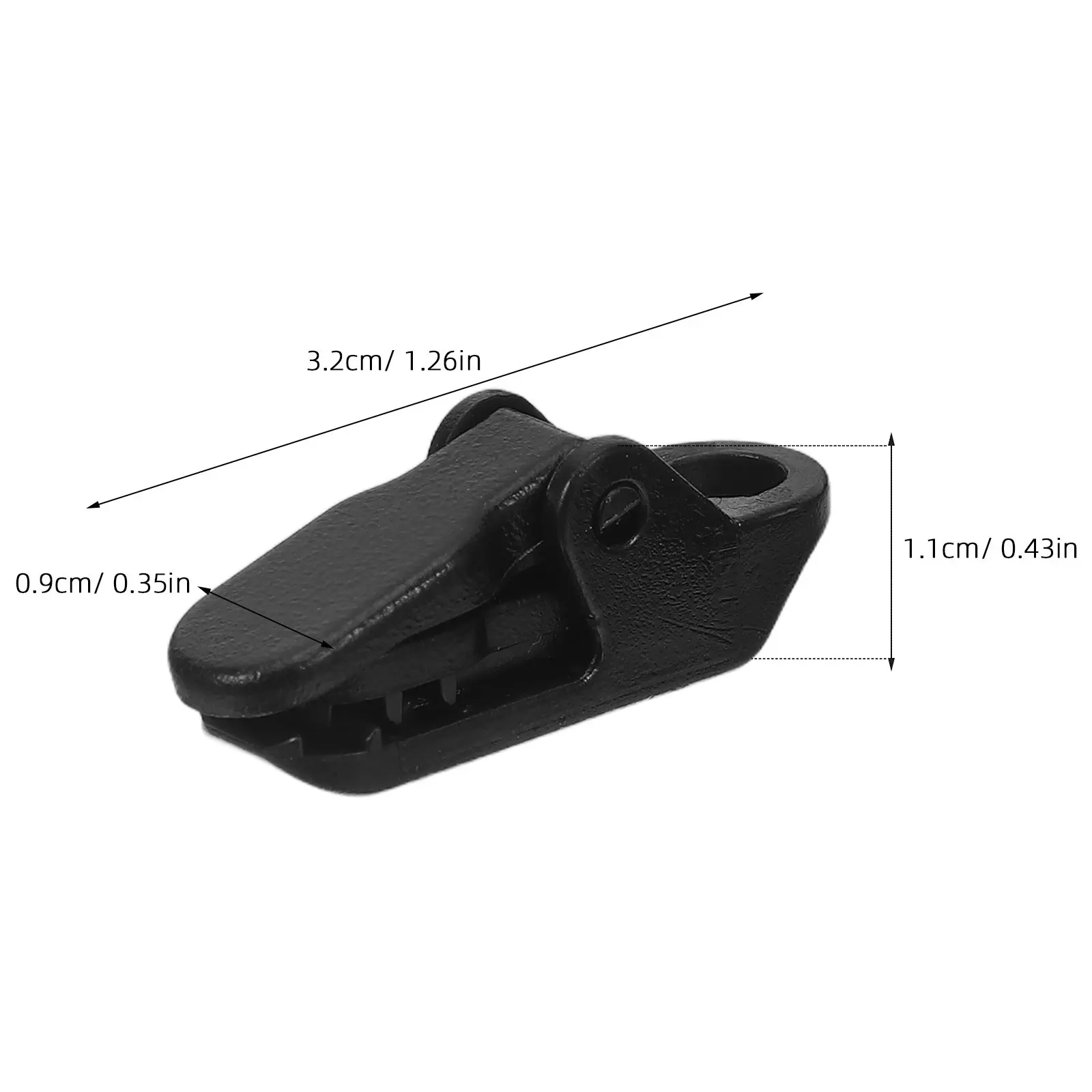 40Pcs Tent Edge Clamp Heavy Duty Plastic Windproof Tarp Clip Camping Tent Fastener Clip Holder for Outdoor Tarpaulin Canopy