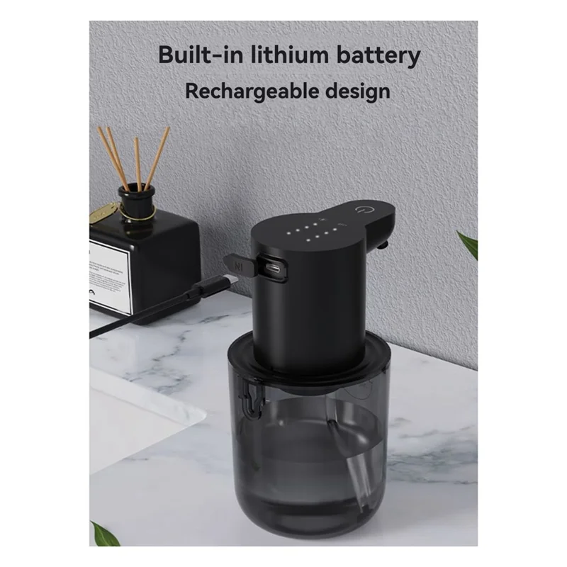 N98r 400ml dispensador de sabão elétrico de espuma recarregável à prova dwaterproof água montado na parede ideal para crianças hotéis casa cozinha banheiro