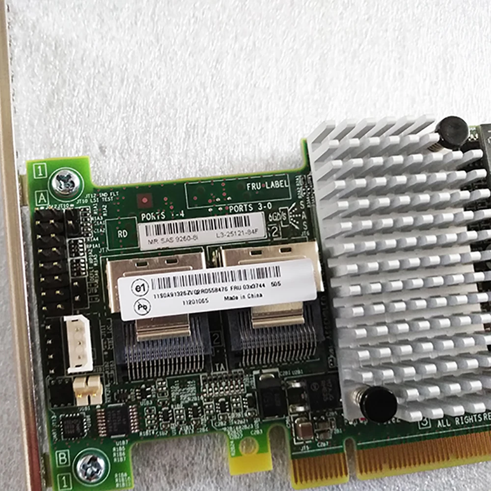 لينوفو RD640 R700 LSI MegaRAID SAS 9260-8i 6GB RAID5 SAS 512MB بطاقة صفيف القرص