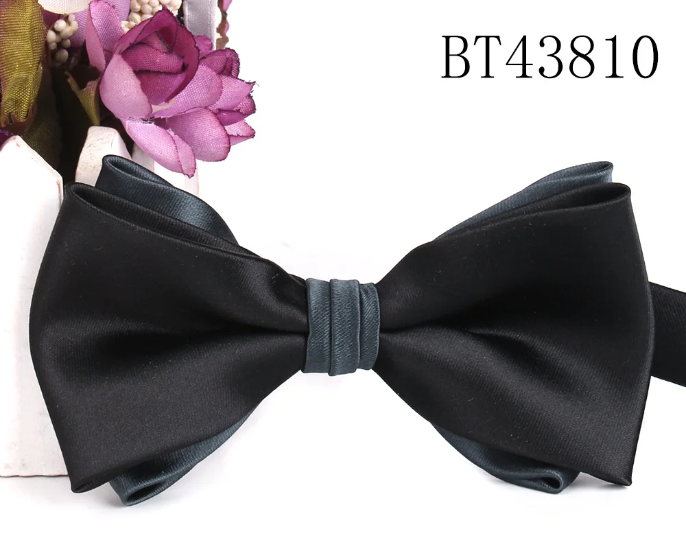 Satin Weave Bow Tie For Men Adult Multicolor Bow Ties For Business Wedding Butterfly Suits Cravats Bowties For Groomsmen Gifts