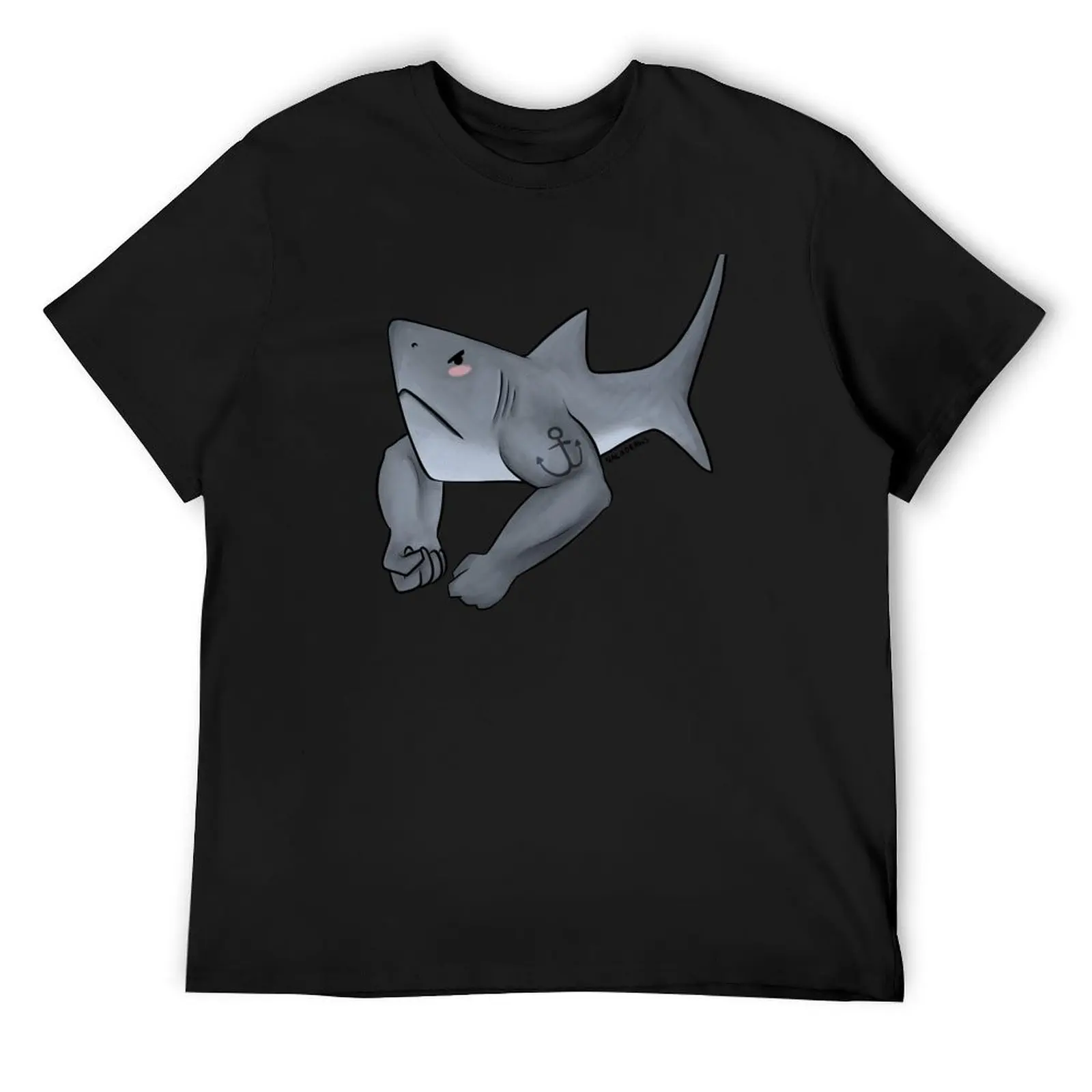 

buff shark with arms T-Shirt graphic t shirts sweat Men's t shirts