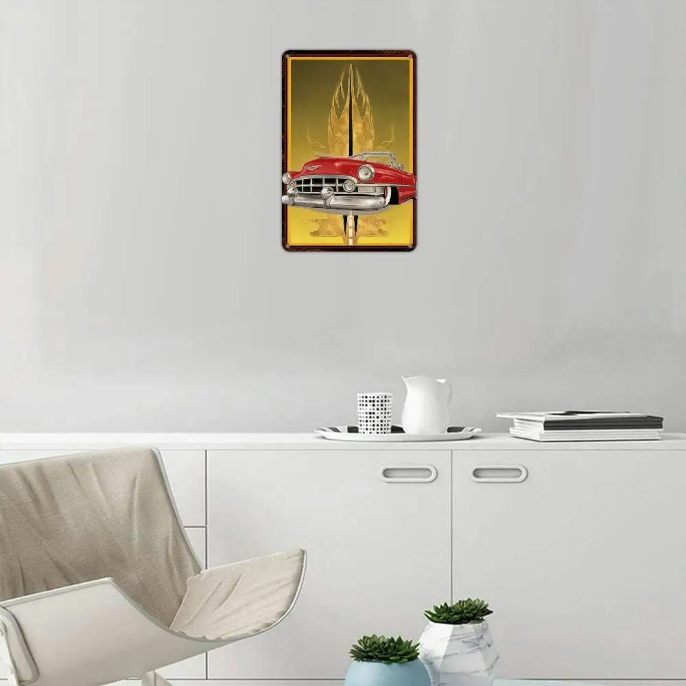 Kamerdecoratie Een stuk retro-stijl metalen ijzeren decoratief bord 8X12 inch Geschikt voor wanddecoratiebalk