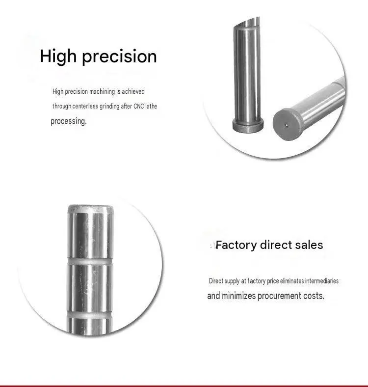 5PCS 20Cr GPA Type Straight Leader Pin Guide Post 20Cr Carburized Precision Injection Mold Guide Pillar Parts