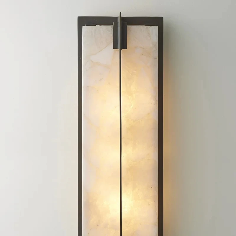 Imagem -05 - Marble Wall Sconce Living Room Large Light Designer de Iluminação do Jardim Bedside Led Wall Lamp Decoração do Hotel Cx122aw