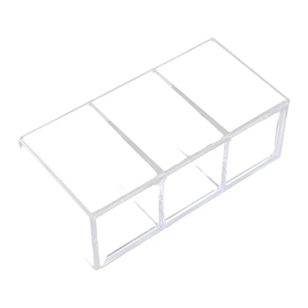 Large Capacity Transparent Desk Pen Holder Clear Simple Pencil Storage Box Acrylic Display Stationery Organizer Home Office