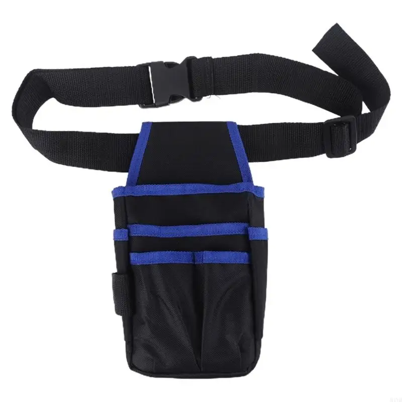 Professionele kwaliteit 26x13cm taille Tool Bag met 14 opslagcompartimenten Design M4YD