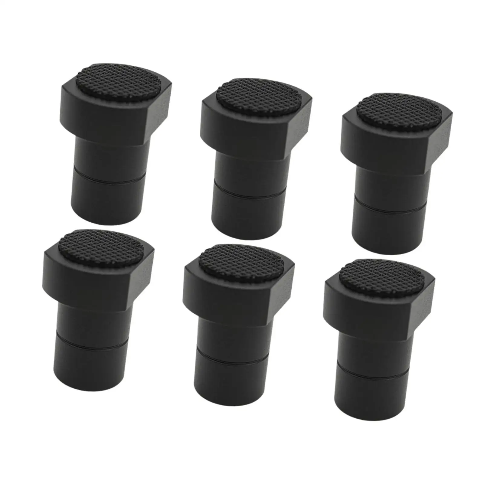 Aluminum Alloy Bench Dogs with Non Slip Pad for Woodworker Workbench Clamping Carpenter Hole Fit Solution