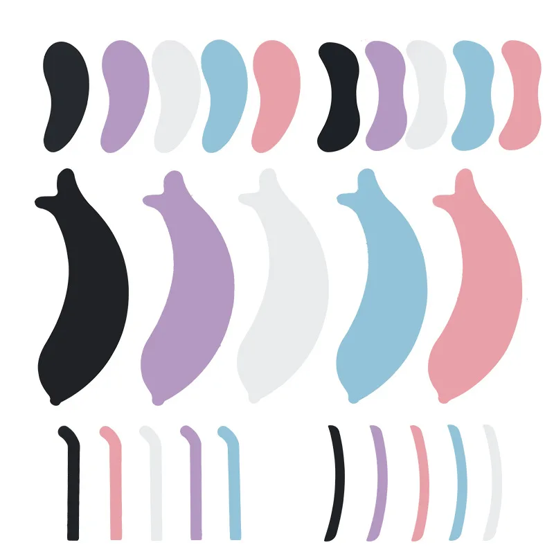 1/3 Pairs Eyelash Extension Isolation Stickers – Silicone Non-Woven Hydrogel Eye Pads