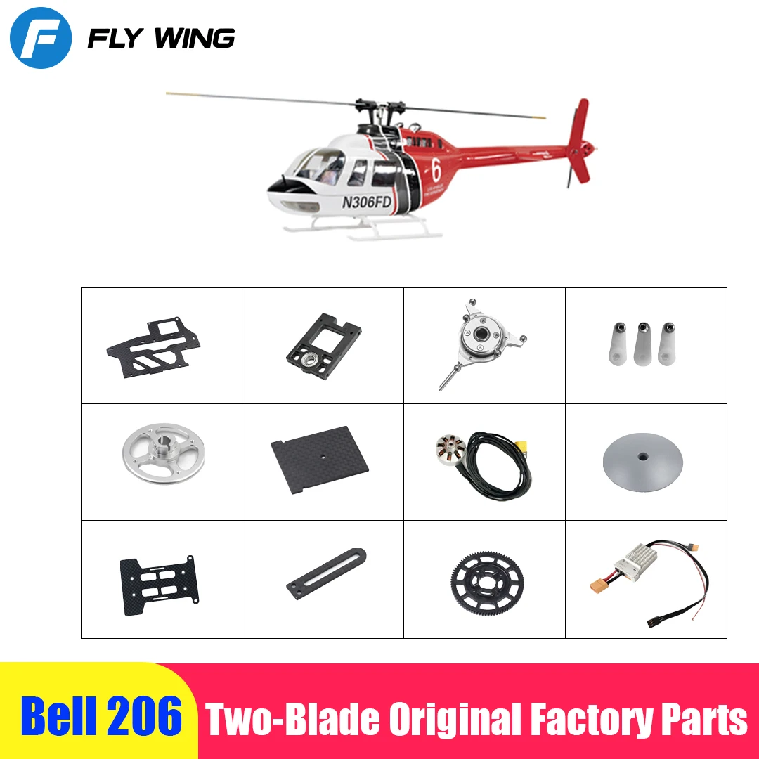 Fly Wings Bell 206 – Ocena i Porównanie Najlepszych Części dla Helikoptera RC UH1