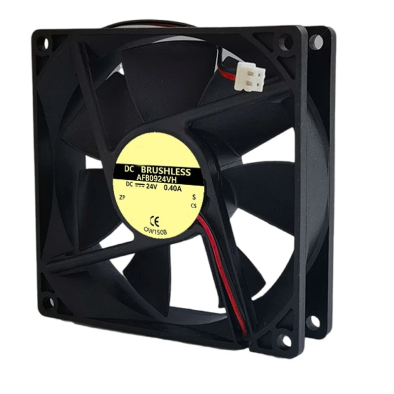 9025 Cooling Fan 90x25mm 24V 0.4A 81.47CFM Brushless Double Bearing 3500RPM for Computer Case Server Workstation Cabin