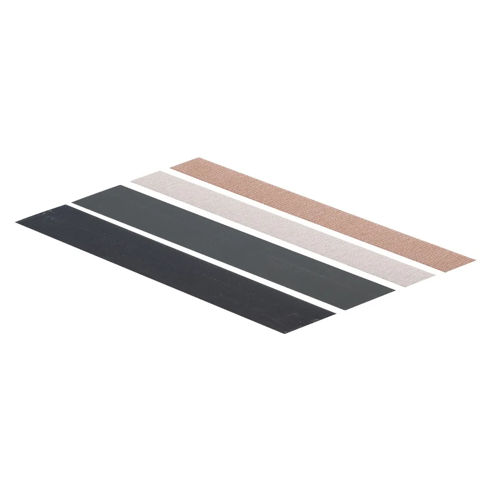4PCS 15CM(5.91in) Length Fret Sanding Paper Sandpaper Sandpaper Color Fret Sanding Tool Luthier Sanding Tool For Guitar Fret