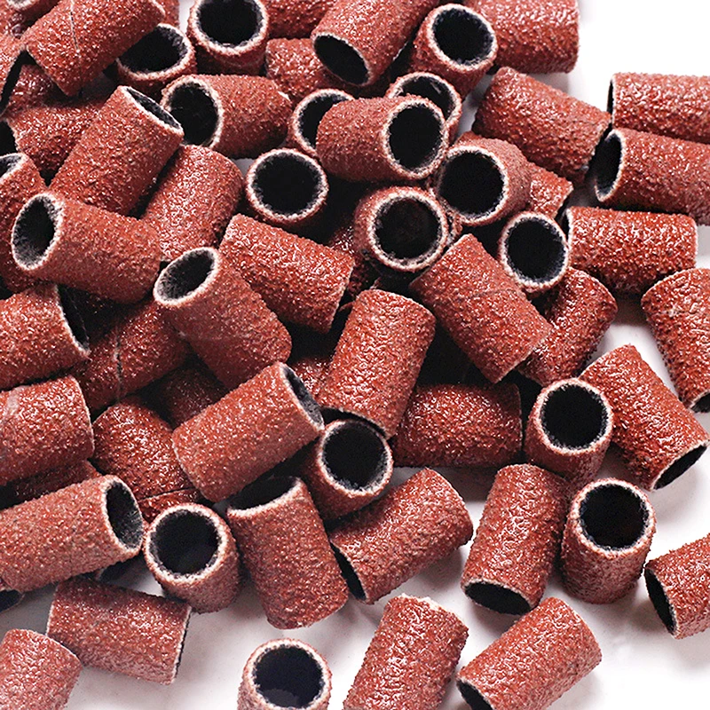 75/210 szt./Pudełko Krążki Ścierne do Elektrycznej Frezarki do Manicure Gradacja 180/120/80 Frezy do Paznokci Pilniki Zestaw do Pedicure