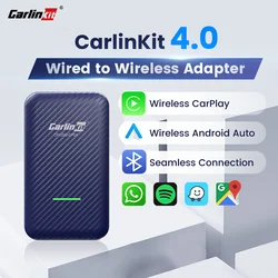 Carlinkit 4.0 CarPlay Wireless Android Auto 2 in 1 Adattatore per Vw Kia Audi Mercedes Nissan Toyota Skoda Mazda Havel WiFi BT